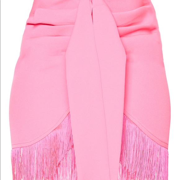 Adorable pink fringe skirt NWT - Picture 3 of 5